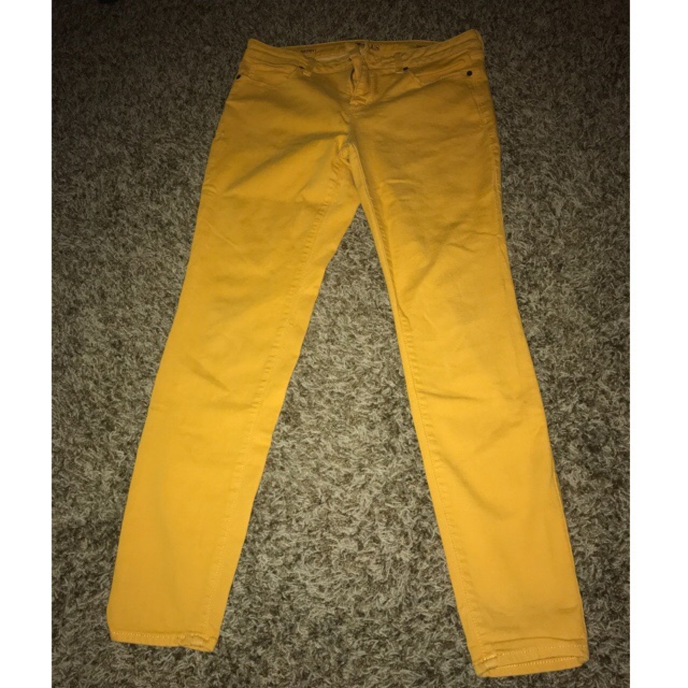 Yellow Skinny Jeggings